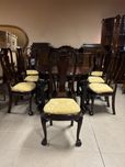 Zestaw Mebli Chippendale Londyn Stół 10 Krzeseł Komoda Meble Stylowe