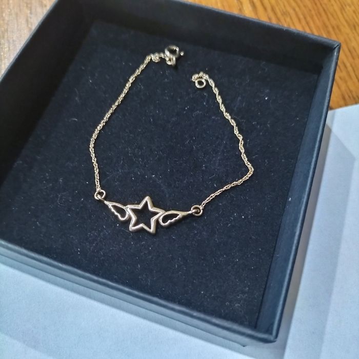 Bransoletka celebrytka pozłacana Lilou