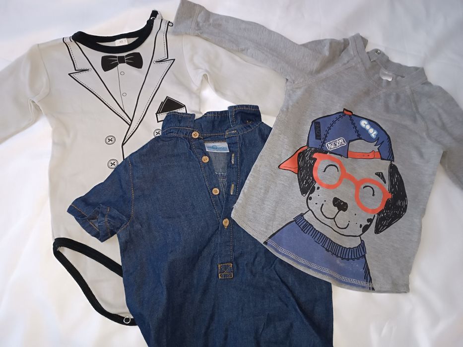 Body 2 szt i bluzka r. 92