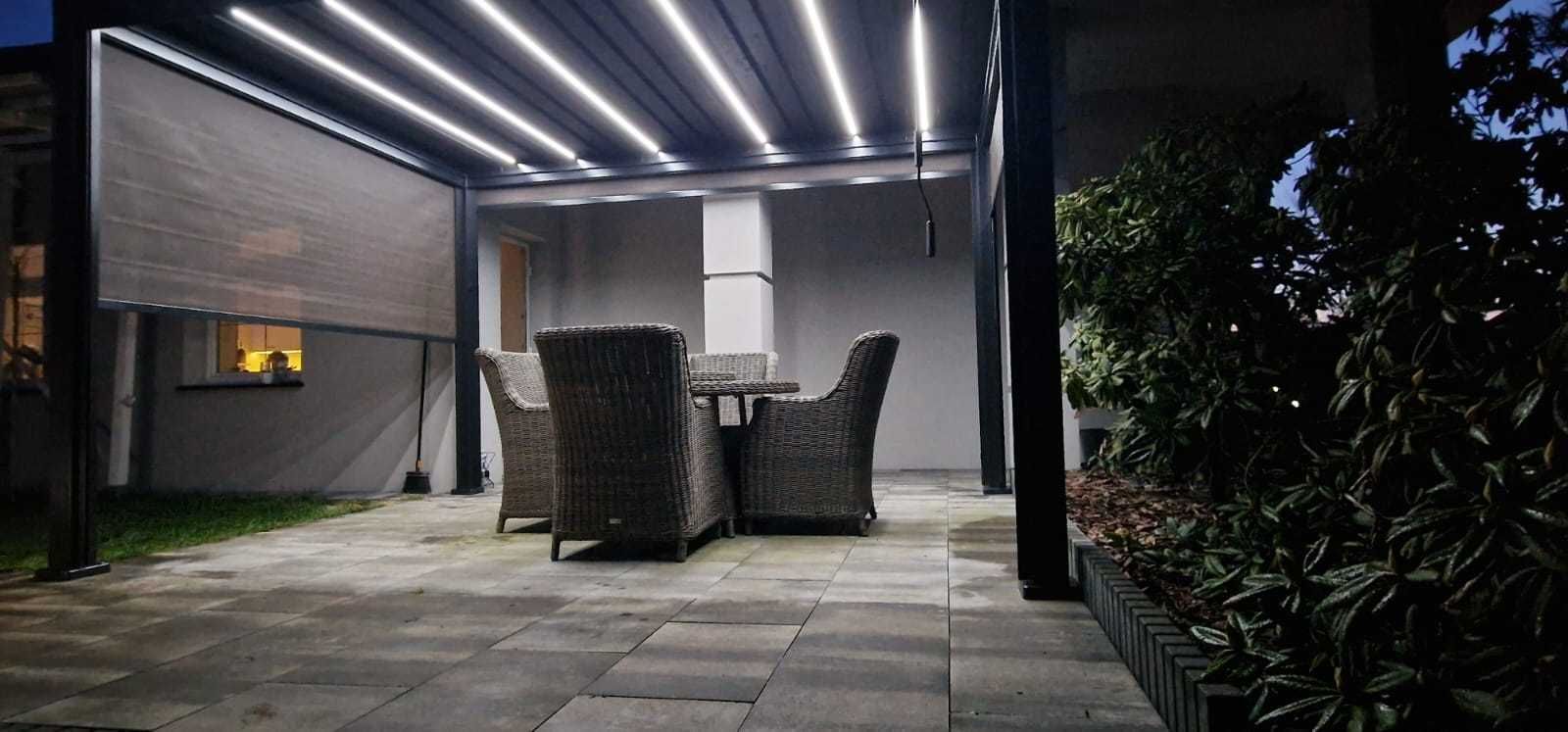 Pergola Ogrodowa 3x3 Zadaszenie Tarasu Lamele