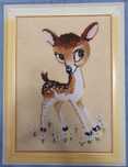 Ponto de Cruz BAMBI - Artesanato vintage