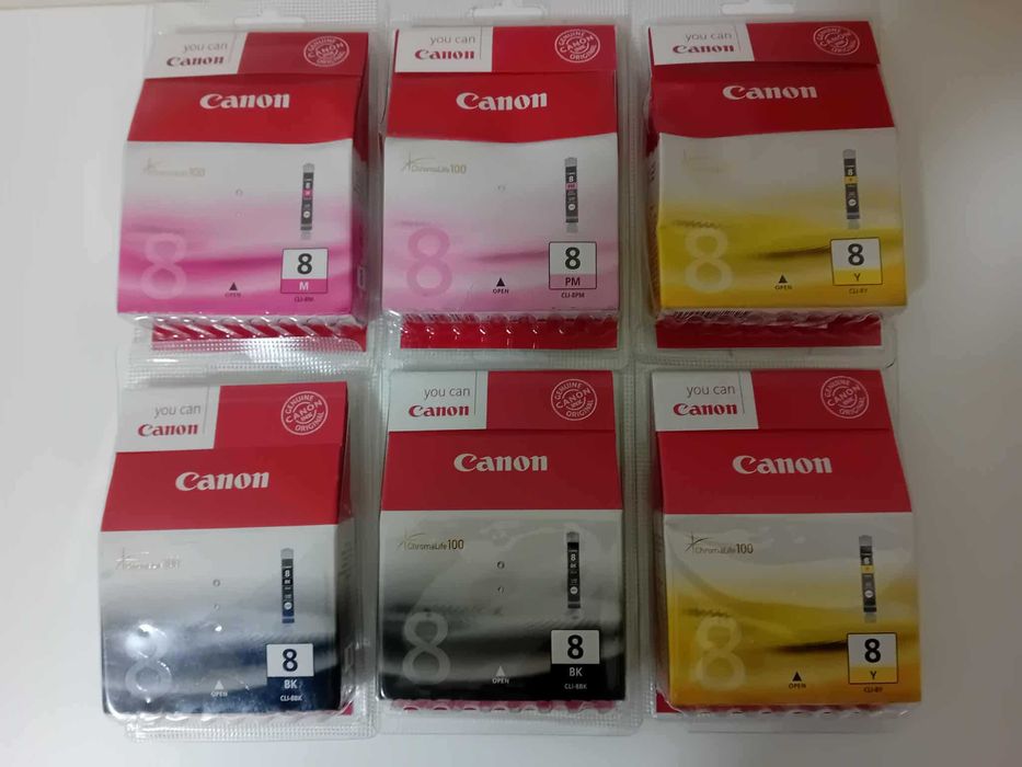 Tinteiros Canon e HP