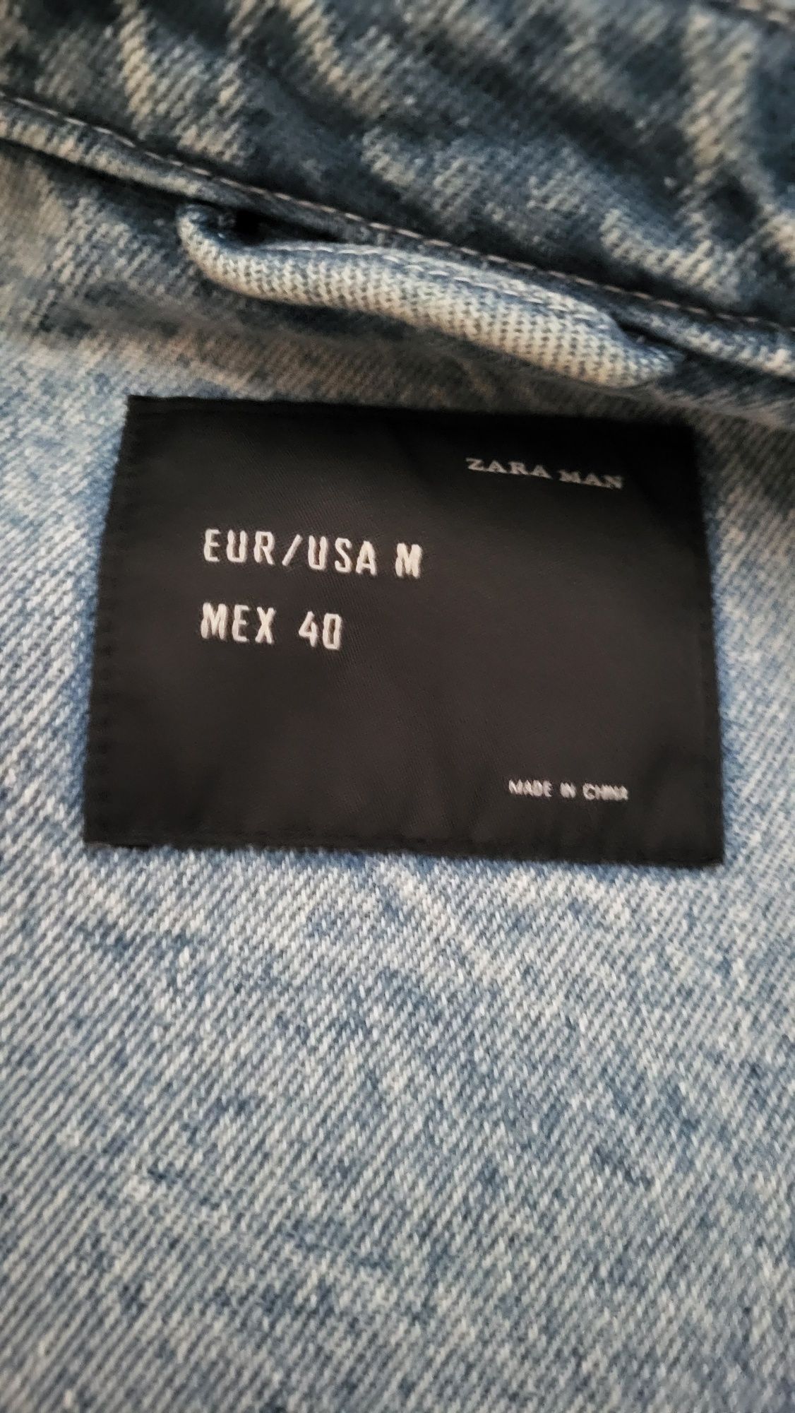 Zara r.M męska kurtka  jeans