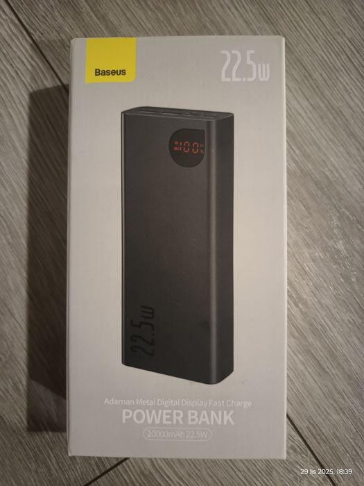 Powerbank baseus Adaman 20000mAh 22,5W