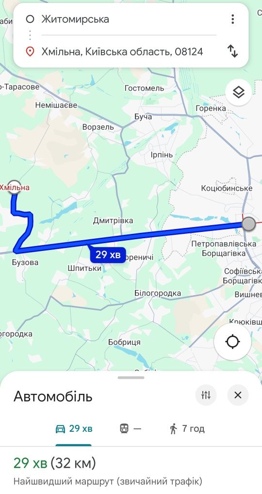 Земельна ділянка у селі Хмільна біля котеджного містечка "Ялинкове"