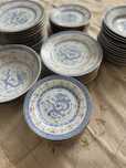 Prato em porcelana chinesa Bago de arroz 54