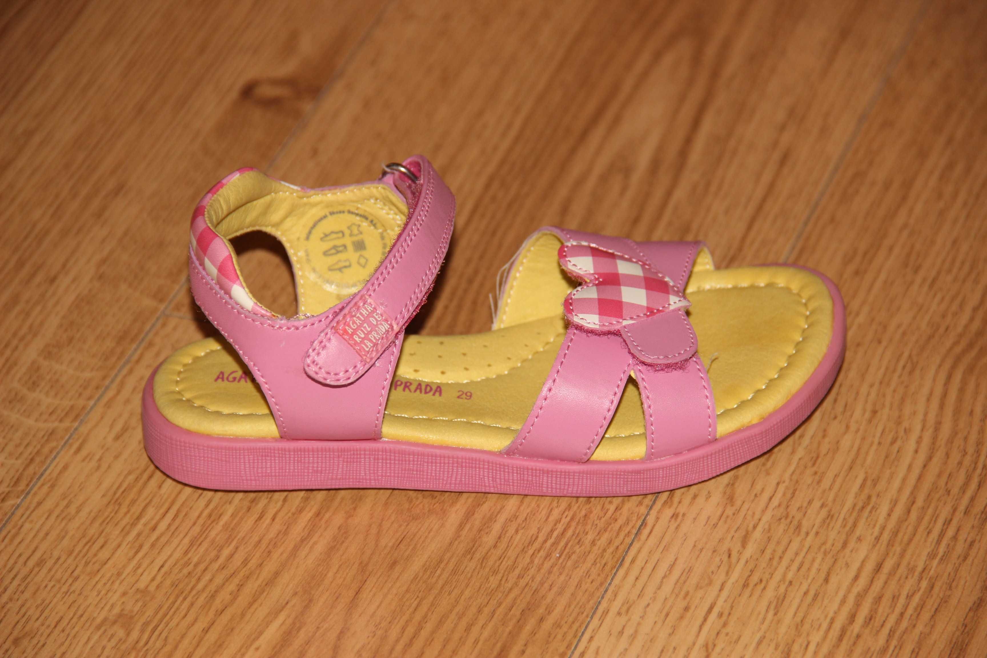 Дитячі босоніжки Agatha Ruiz 29, 34 р.  шкіряні нові