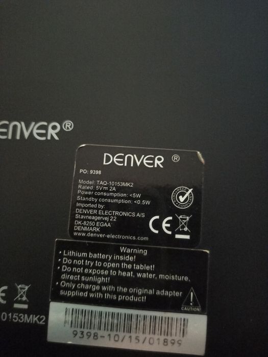 Планшет Denver TAQ-10153MK2