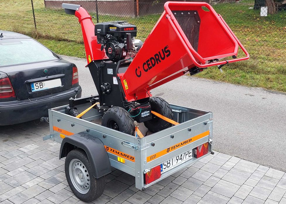 Rębak spalinowy mocny CEDRUS RB04 PRO-E 12KM możliwa przyczepa wynajem