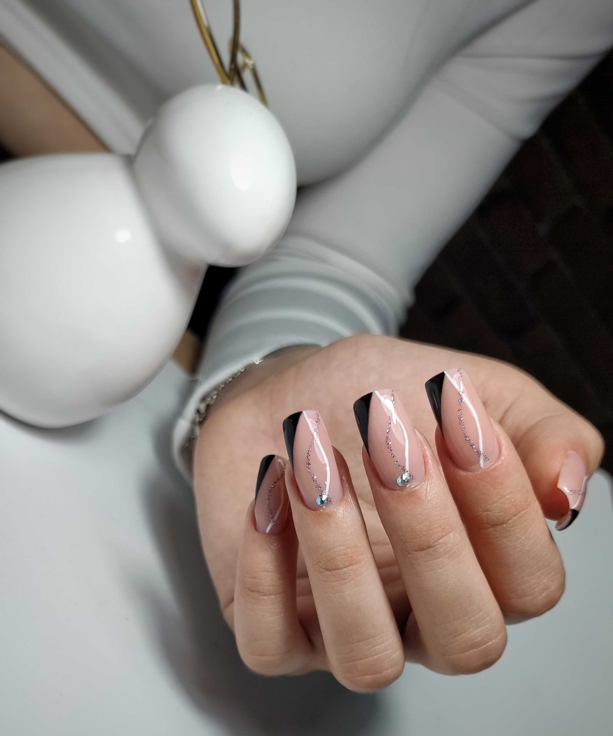 Manicure Ełk, hybryda, wzory, przedłużenie paznokcie