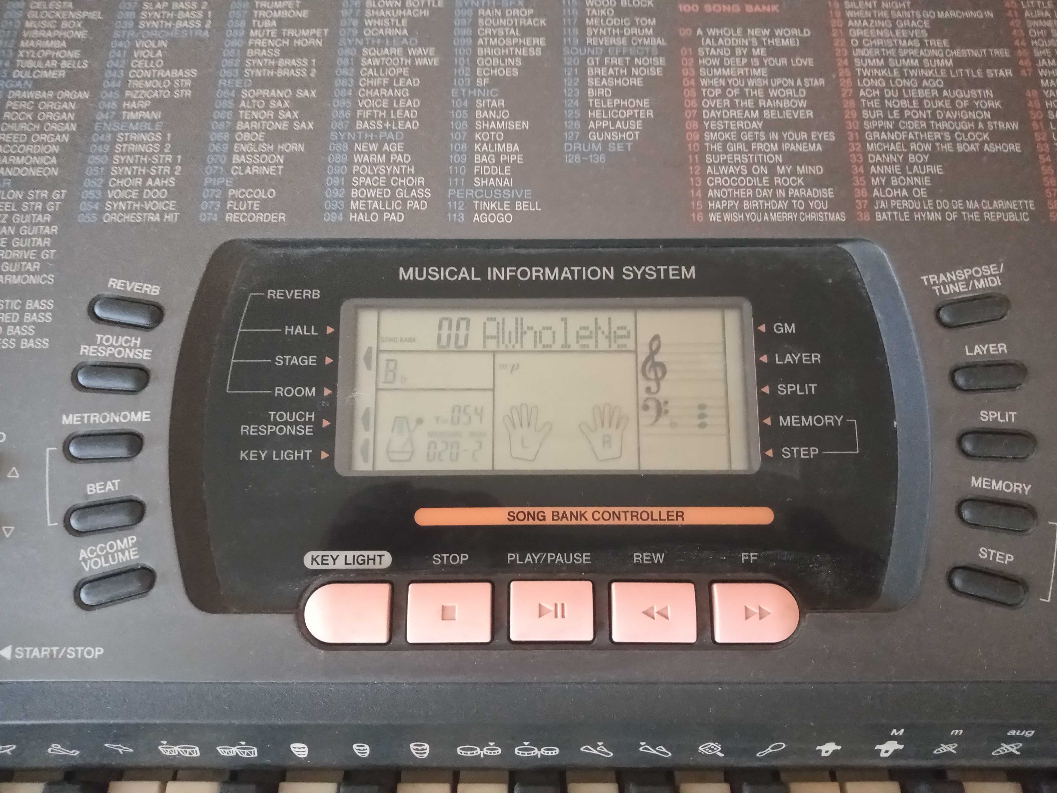 keyboard Casio CTK-620L ze stojakiem