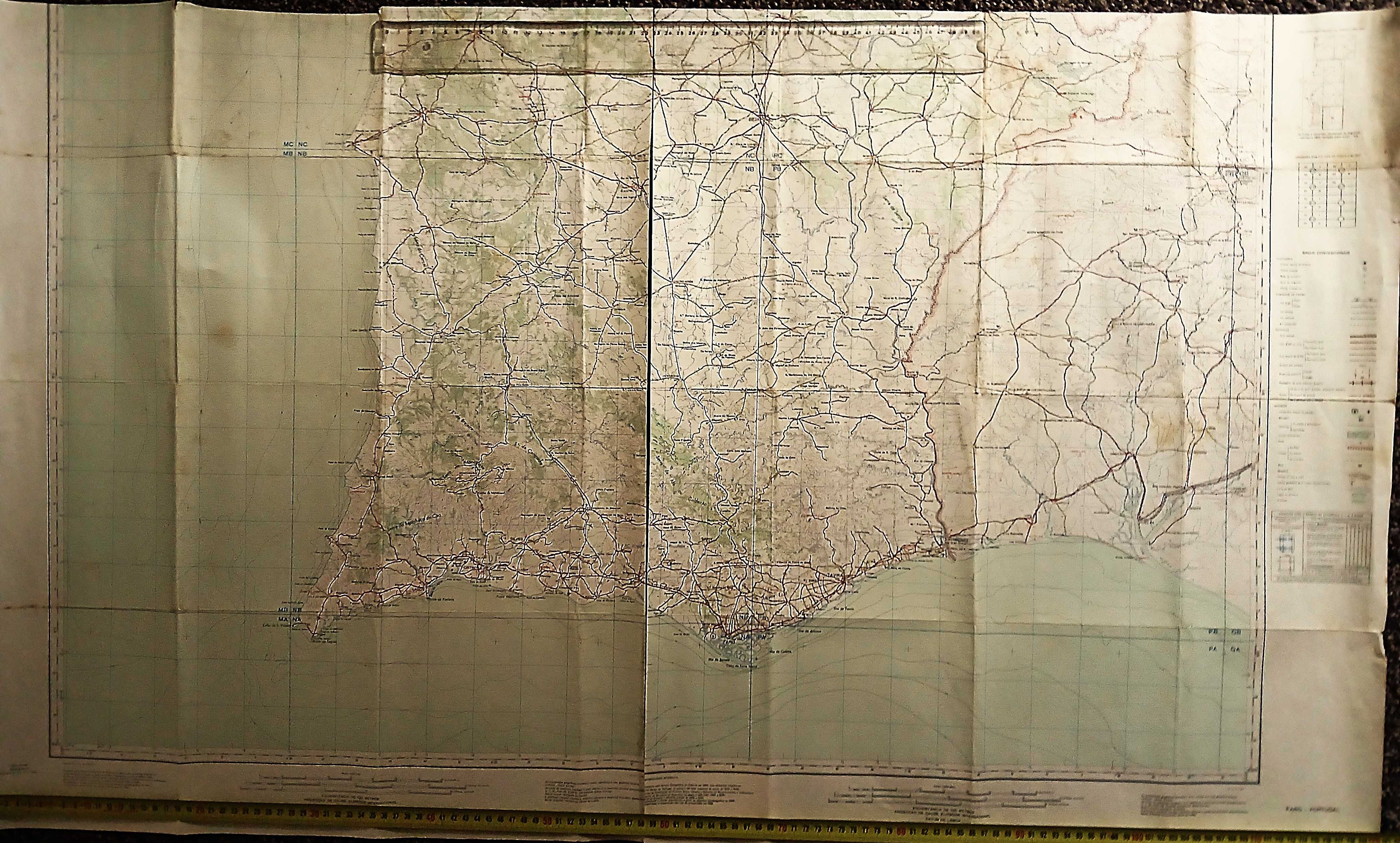 Cartas Militares de Portugal - escala 1: 25 000