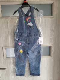 Ogrodniczki mothercare jeansowe  18-24m