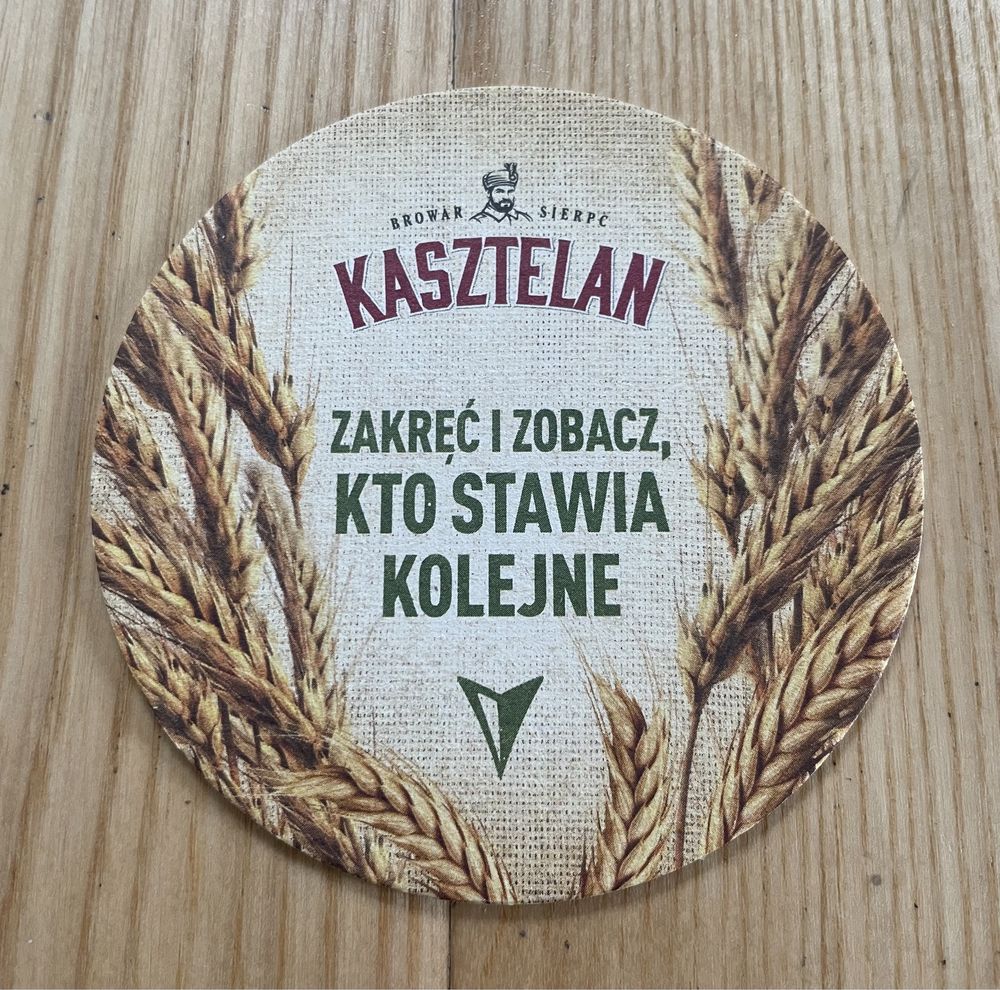 Podkładka, podstawka pod piwo - Kasztelan