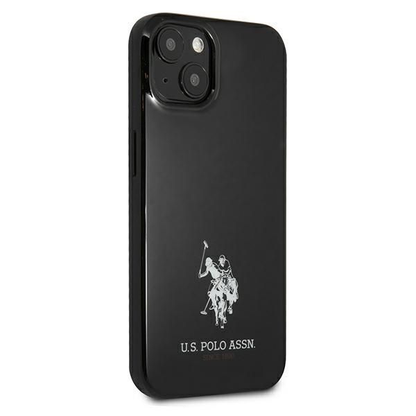 Etui U.S. Polo Assn. do iPhone 13/14/15 6.1" Czarny z Logo Koników