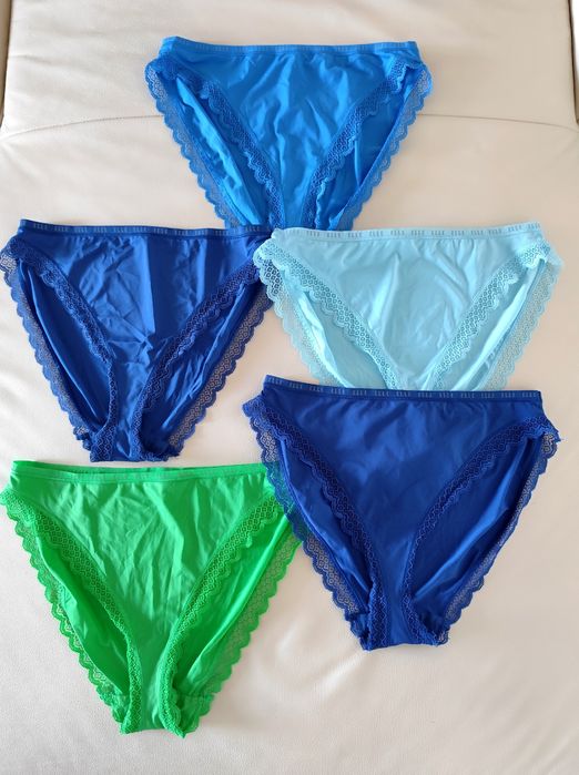 Zestaw 5 szt majtki figi bielizna damska ELLE r. M