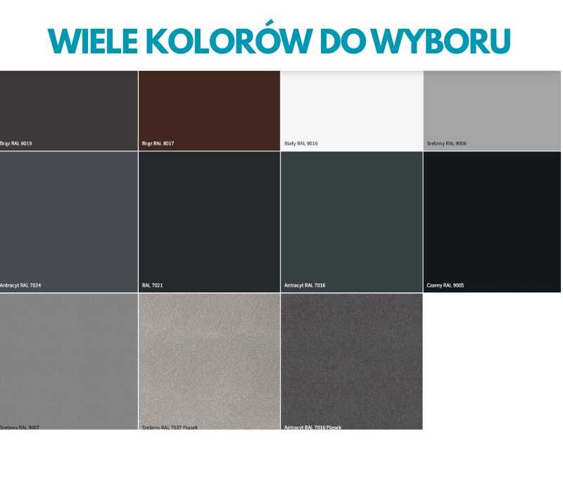 Parapety zewnętrzne STALOWE Wysyłka lub Odbiór Gdańsk PL Producent !