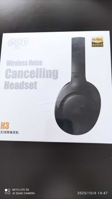 Auscultadores QCY H3- Wireless Noise Cancelling Headset-novo na caixa