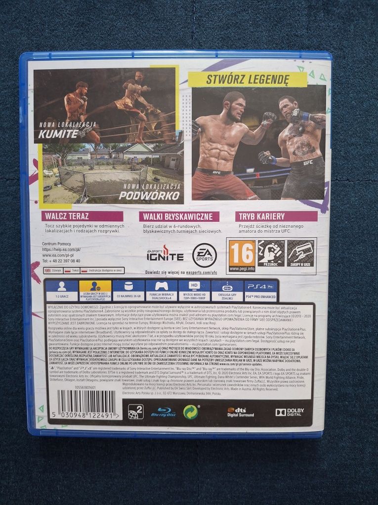 UFC 4 PL PS4 PS5 po polsku