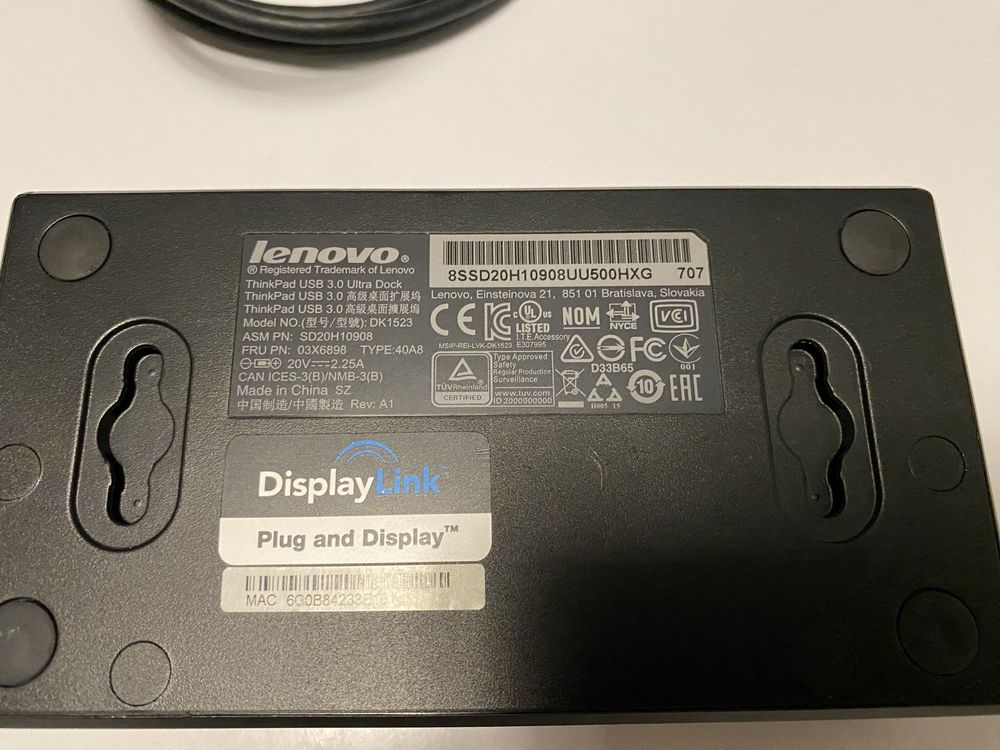 Lenovo ThinkPad ProDock DK1523