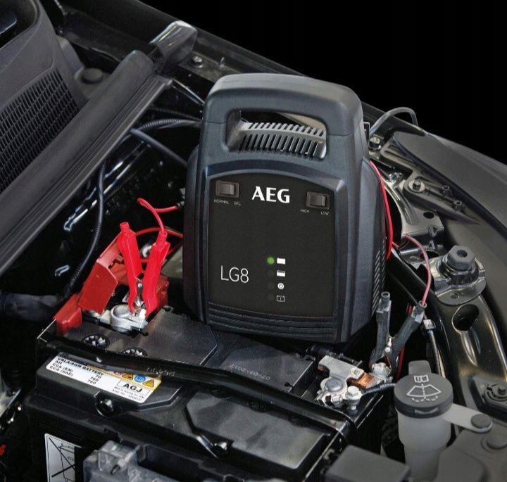 Prostownik automatyczny AEG LG8. AGM VRLA oraz zwykłe