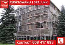 Wypożyczalnia Rusztowań Fasadowych - Duże i Małe Obiekty - Projekt -FV