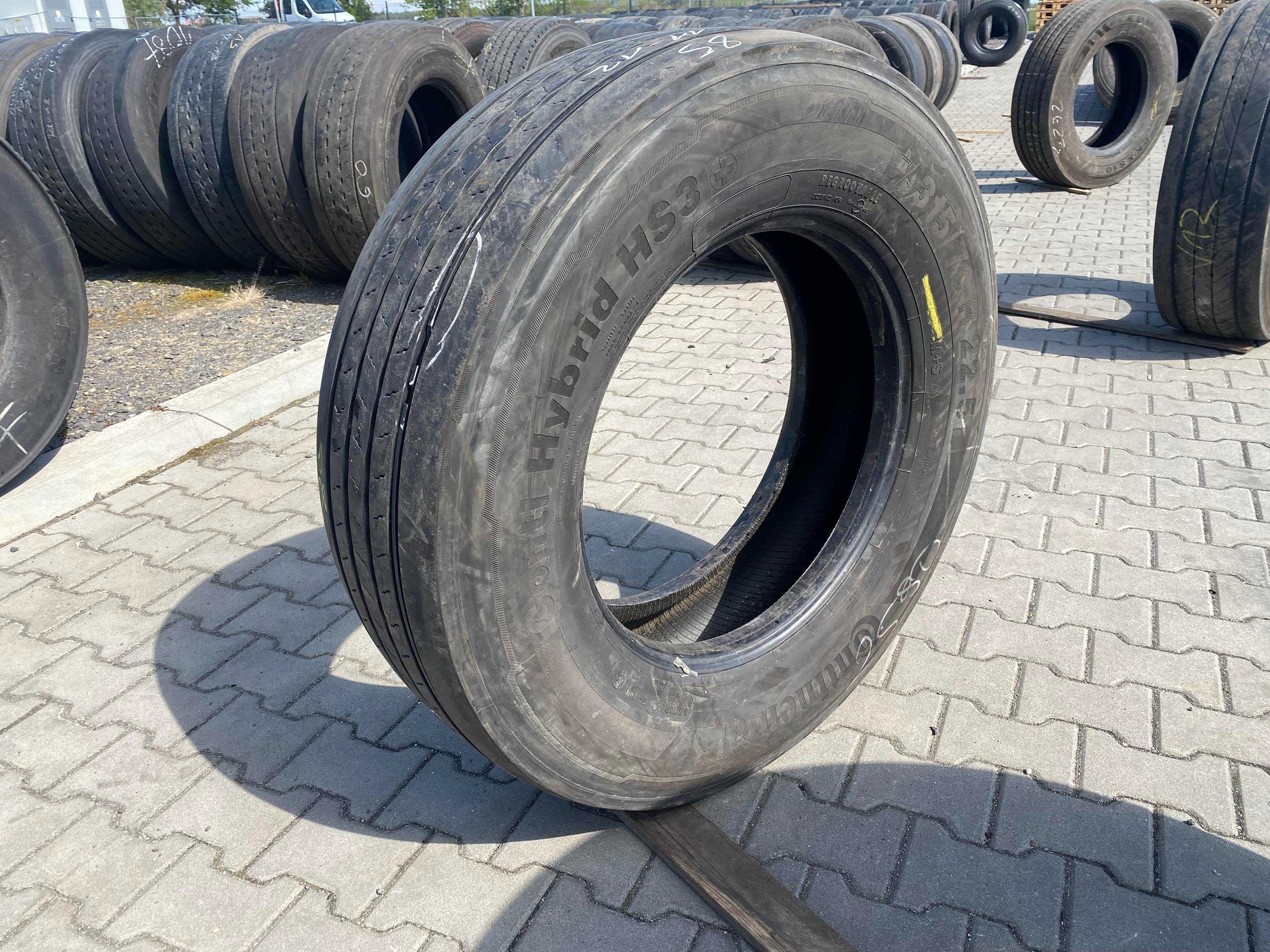 Opona 315/70R22.5 CONTINENTAL CONTI HYBRID HS3+ Przód 11-12mm