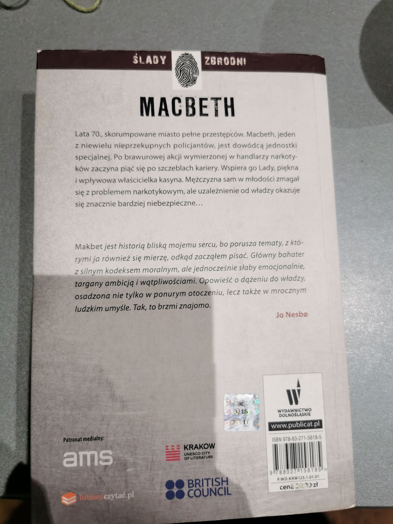 Książka Jo Nesbo Macbeth