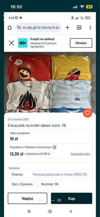 Paczka książki plus koszulki