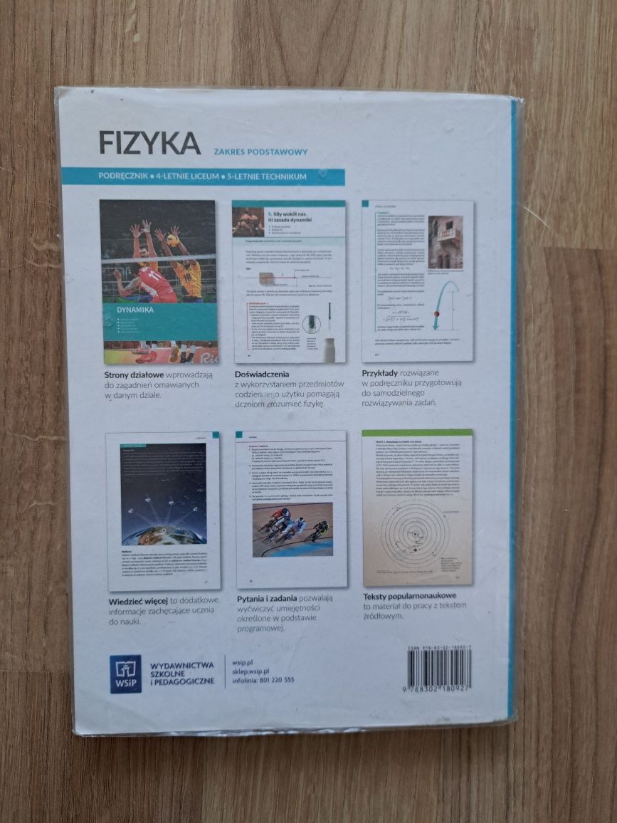 Fizyka. Podręcznik dla liceum i technikum do klasy 1. Zakres podstawow