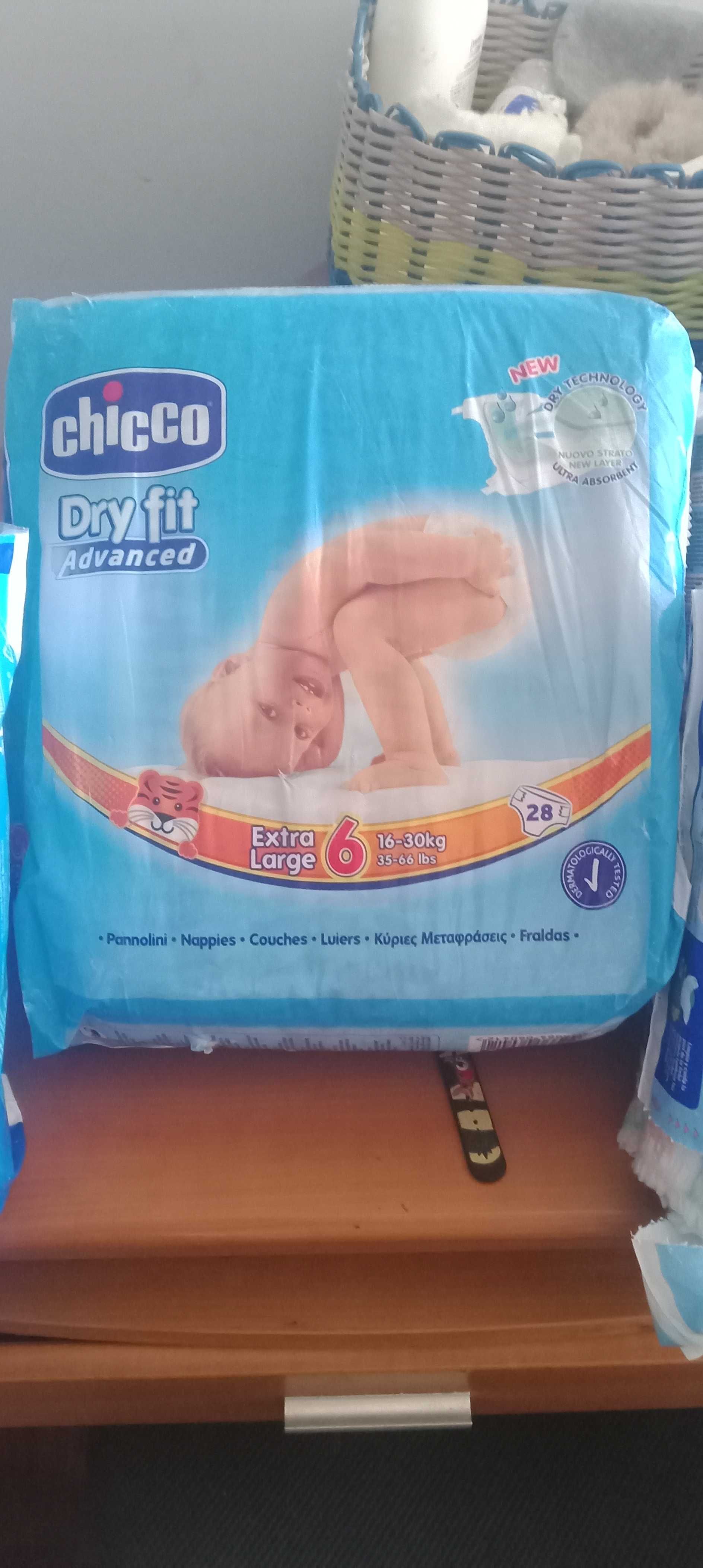 Pack de 105 fraldas Dodot e Chicco
