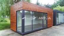Pawilon kontenerowy Antlia - pawilony handlowe Osses | DREWNO