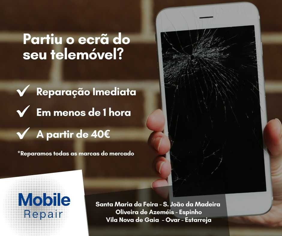 Reparação Ecrãs Telemóvel - todos os modelos