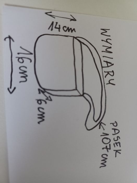 Torebka  pudrowy róż - H&M idealna na prezent - nowa
