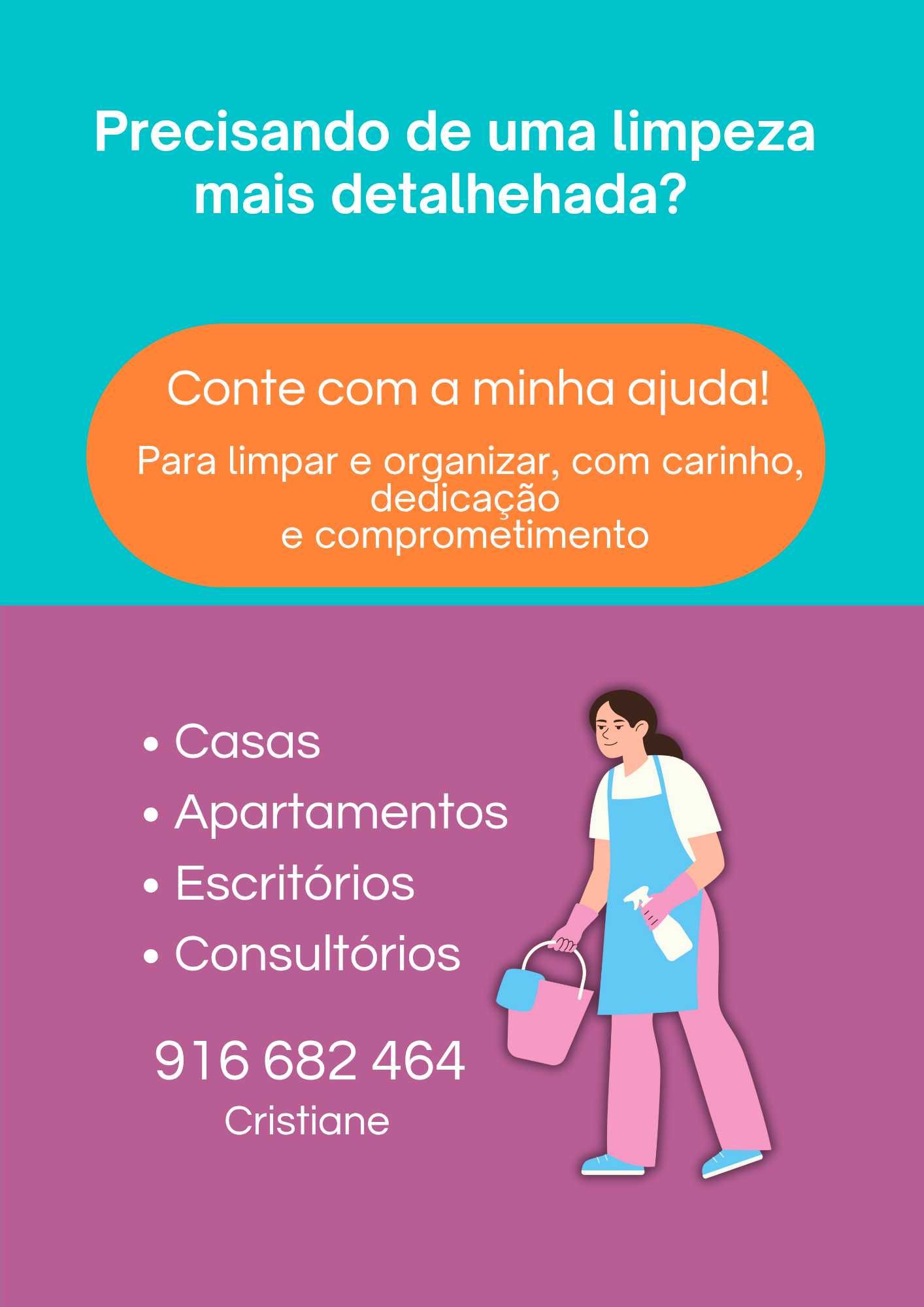 Serviço Limpeza na região de Tavira 10€/hora