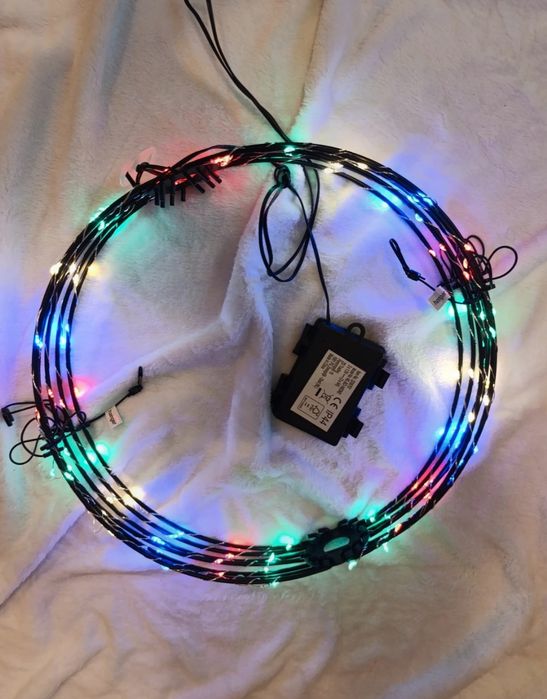 Kula świetlana LED – wielokolorowa 30 cm