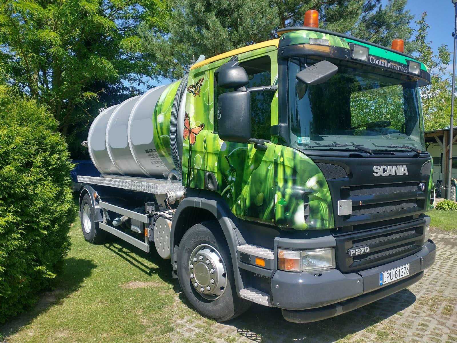 Scania P270 pojazd asenizacyjny