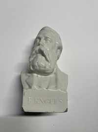 Popiersie porcelanowe figura Fryderyk Engels komunizm PRL