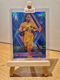 2023 TOPPS FINEST UEFA EURO 2024 XAVI SIMONS Blue 41/250 NationalDebut