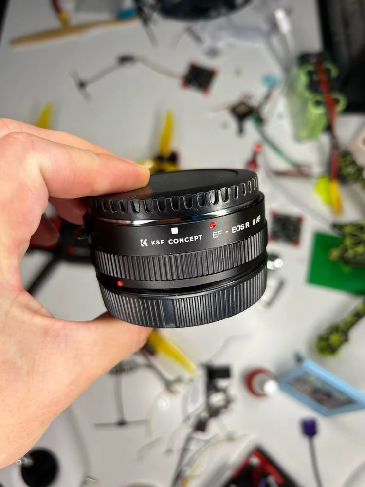 Адаптер K&F Concept для объектива Canon EF EF-S на камеру EOS R/RF RP