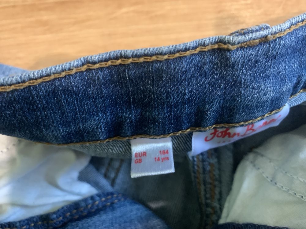 Jeansy dżinsy spodnie jeansowe dziewczęce 164 Bonprix 13-14 lat