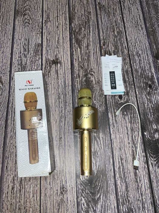 Беспроводная портативная колонка караоке микрофон 2 в 1 Magic Karaoke