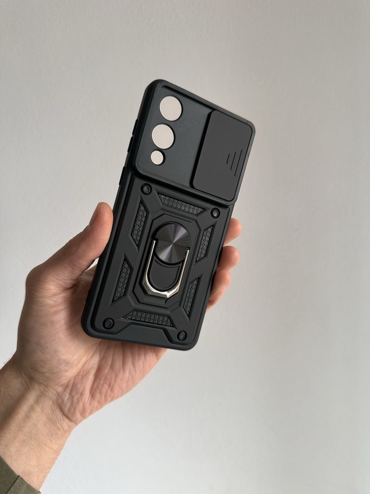 Etui Pancerne + SZKŁO hartowane do Samsung Galaxy S25 EDGE