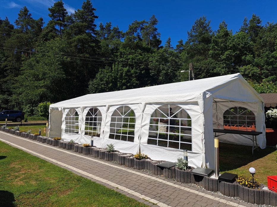 Wynajem namiotu 5x8 5x10 stoły ławki Namiot imprezowy do wynajęcia