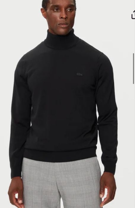 Кофта Lacoste, чоловічий гольф Lacoste 100% шерсть