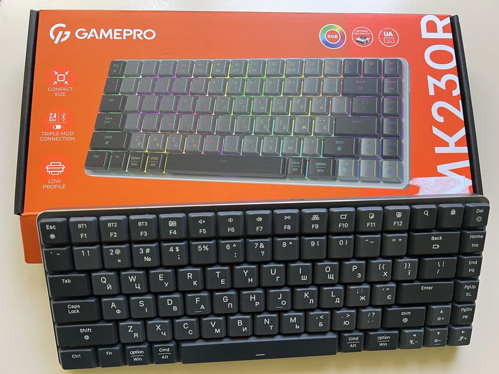 Механічна безпровідна клавіатура GamePro MK230R
