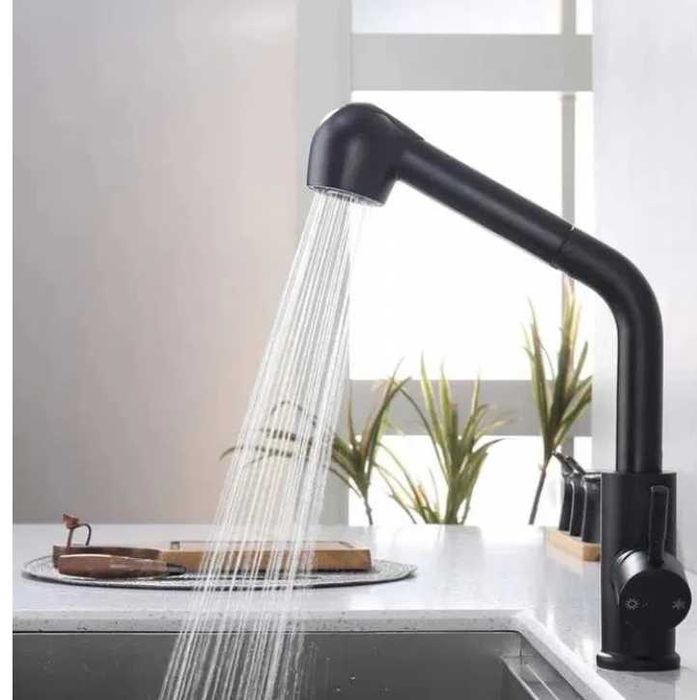 HOMELODY Bateria zlewozmywakowa z wyciąganą głowicą wysokociśnieniowa!