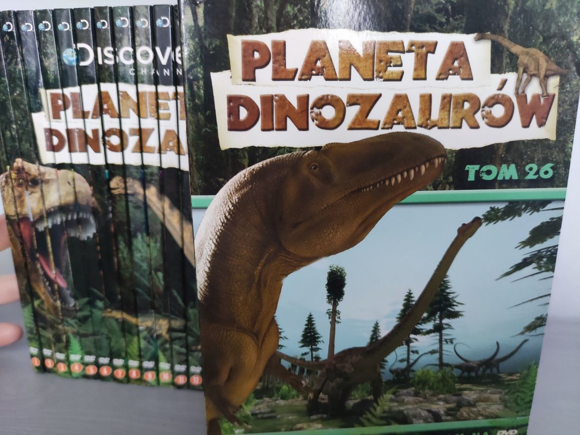 Cała kolekcja 26 płyt "Planeta dinozaurów"