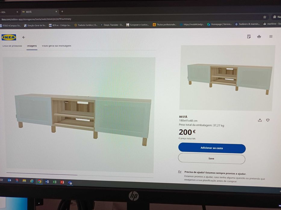 Móvel de tv Ikea (besta)