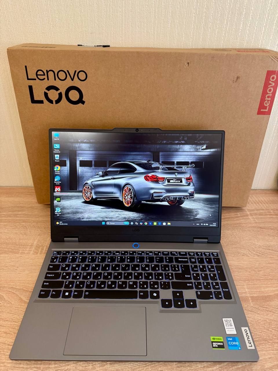 Новый игровой ноутбук Lenovo-LOQ-15IAX9 (i5-12450HX/RTX4050-6Gb-105W)
